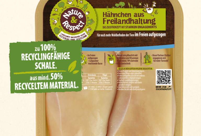 Recclingfähige Verpackung von Nature & Respect