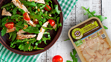The PERFECT summer salad: Free-range chicken & rocket salad